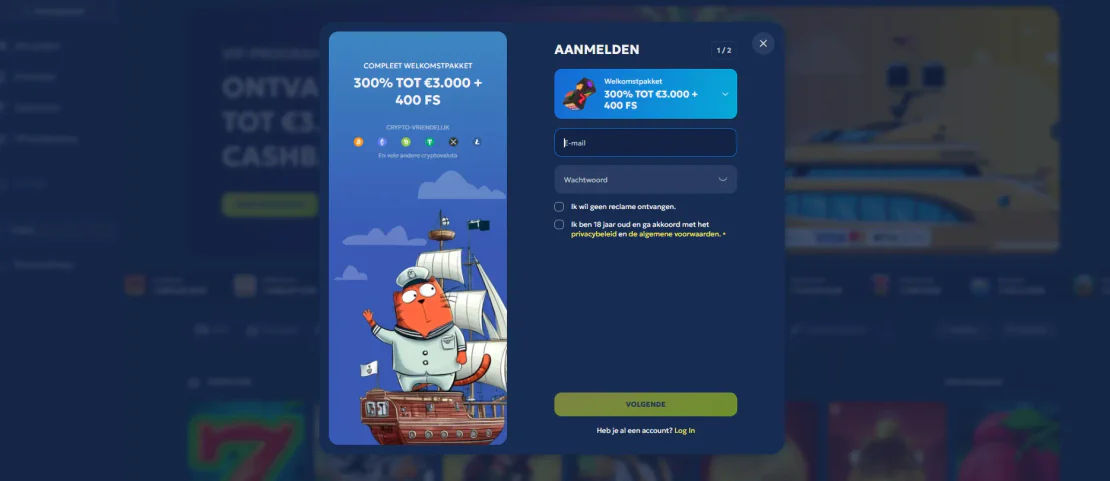 galleoncasino register nl